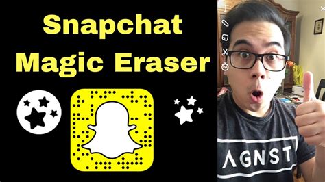 Snapchat magic eraser